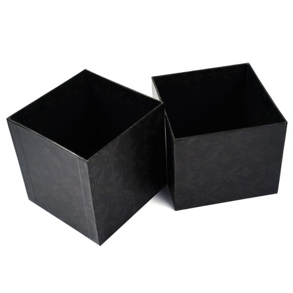 Custom Black Paper Candle Gift Box