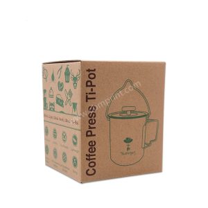 Kraft Box Packaging For Coffee Press Pot