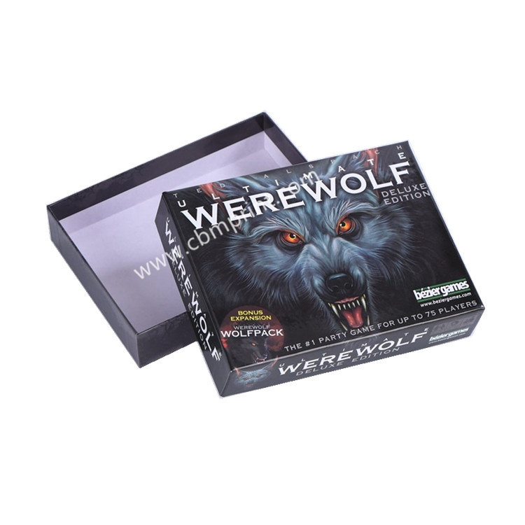 Custom board game packaging box