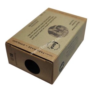 Custom kraft paper soap boxes packaging with window