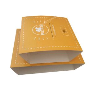 Custom printing lunch box takeaway food sleeve packaging