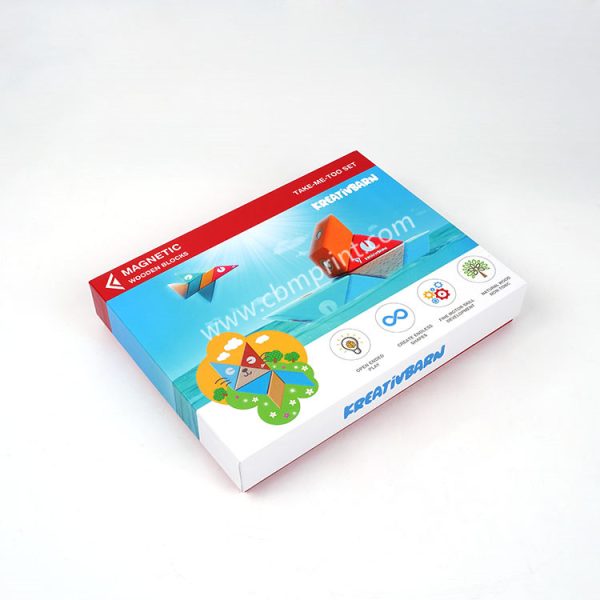 Custom square rigid puzzle box packaging