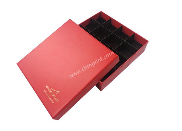 custom chocolate gift box packaging