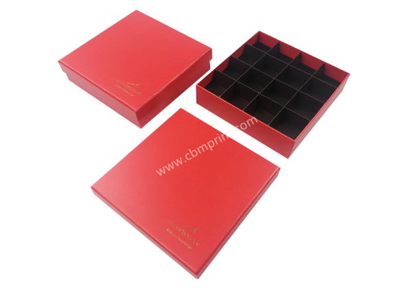 custom chocolate gift box packaging