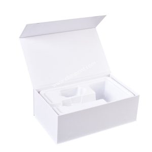 White magnetic hair dryer gift packaging box