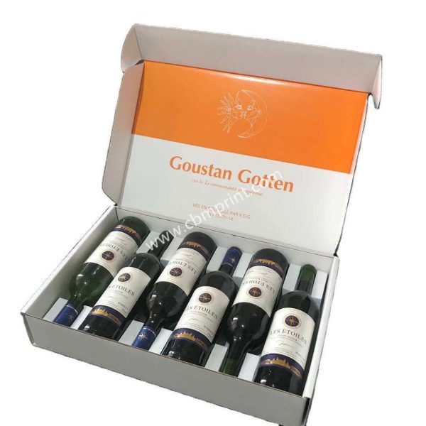 Red Wine Bottle Subscription Shipping Box