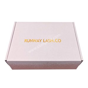 Customize Lash Subscription Box With Gold Stamping