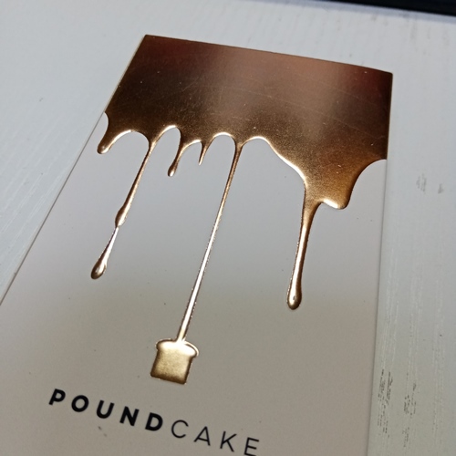 Embossing with gold foil stamping