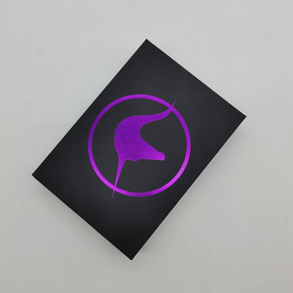 Purple foil stamping