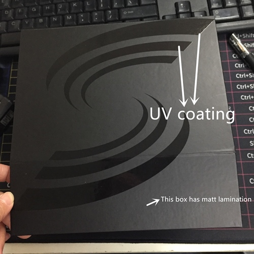 Transparent UV coating